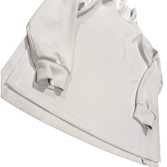 Lululemon softstreme funnel neck long pullover tunic, medium, bone - Picture 7 of 9